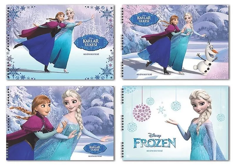 Keskin Color Frozen 25x35 Cm Spiralli Resim Defteri 15 Yp 300215-92
