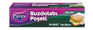 Parex 24x38 Cm Orta Boy Buzdolabı Poşeti 20"li 1909370