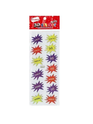 Ticon 3d Puffy Sticker 256027