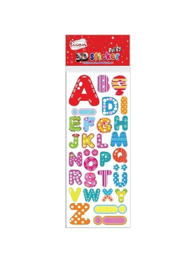 Ticon 3d Puffy Sticker 276438
