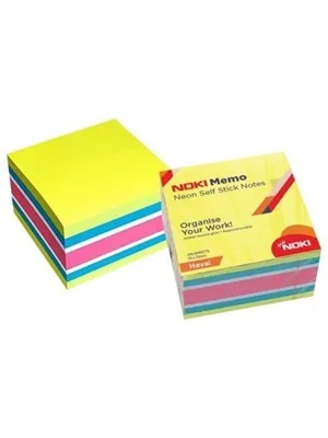 Noki Memo 75x75 450sf Bahar Yapışkanlı Not Kağıdı Pastel 12013-11