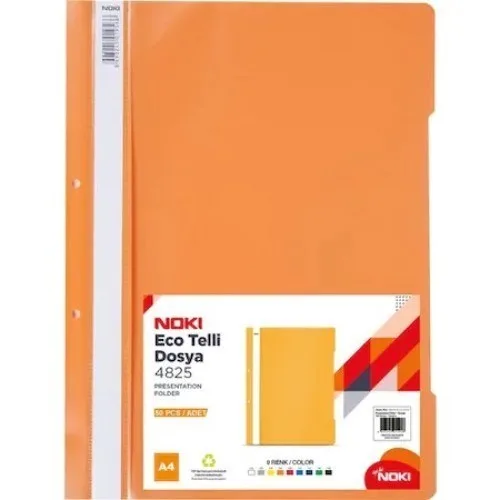 Noki Eco A4 Telli Dosya Turuncu 48288-040