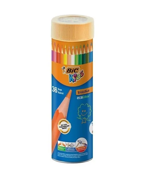 Bic Evolutıon Kuruboya Kalemi Metal Tüp 36 Lı 968491