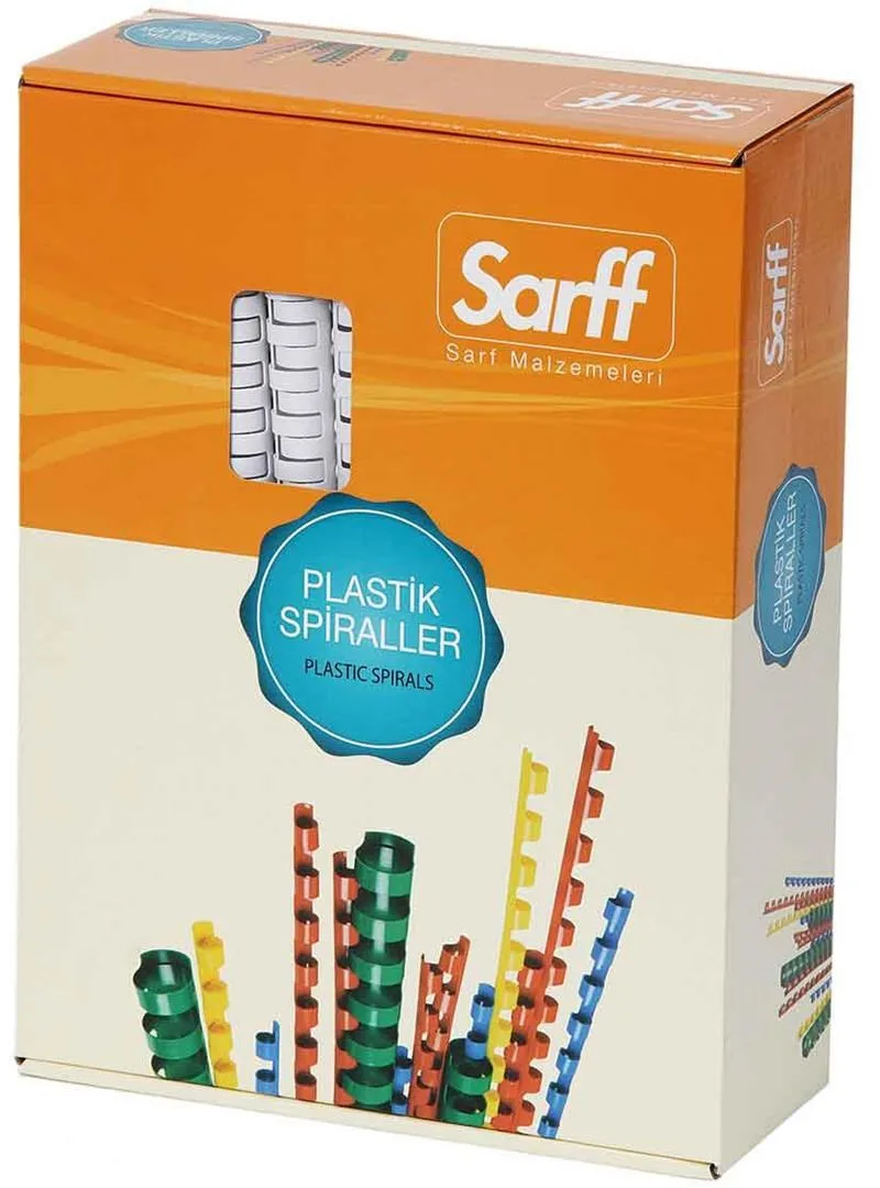 Sarff 18 Mm Plastik Spiral 100 Lü Beyaz 15312041
