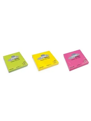 Mas 76x76 Mm Neon Yapışkanlı Not Kağıdı M.renkler 3659