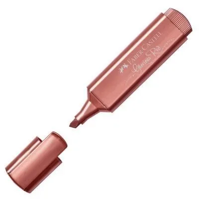 Faber Castell 1546 Fosforlu Kalem Metalik Kırmızı 154673