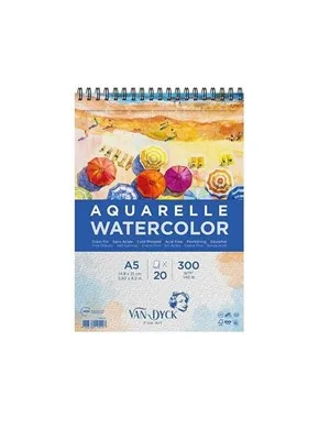 Van Dyck A5 300 Gr 20sy Aquarelle Resim Bloğu Vd10010