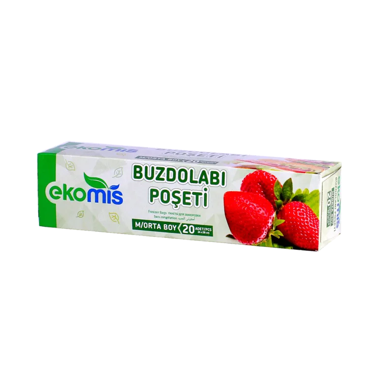 Ekomis 24x38 Cm Orta Boy Buzdolabı Poşeti 20"li 1312336