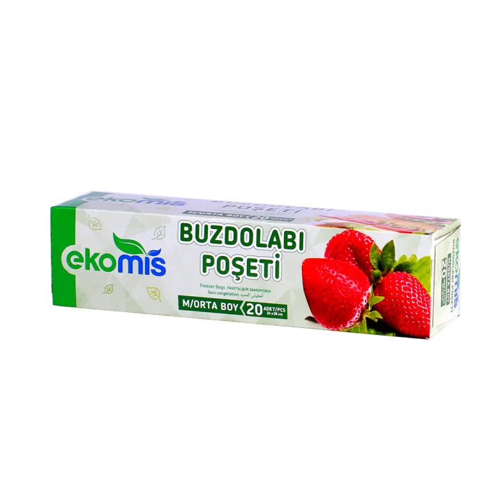 Ekomis 24x38 Cm Orta Boy Buzdolabı Poşeti 20"li 1312336