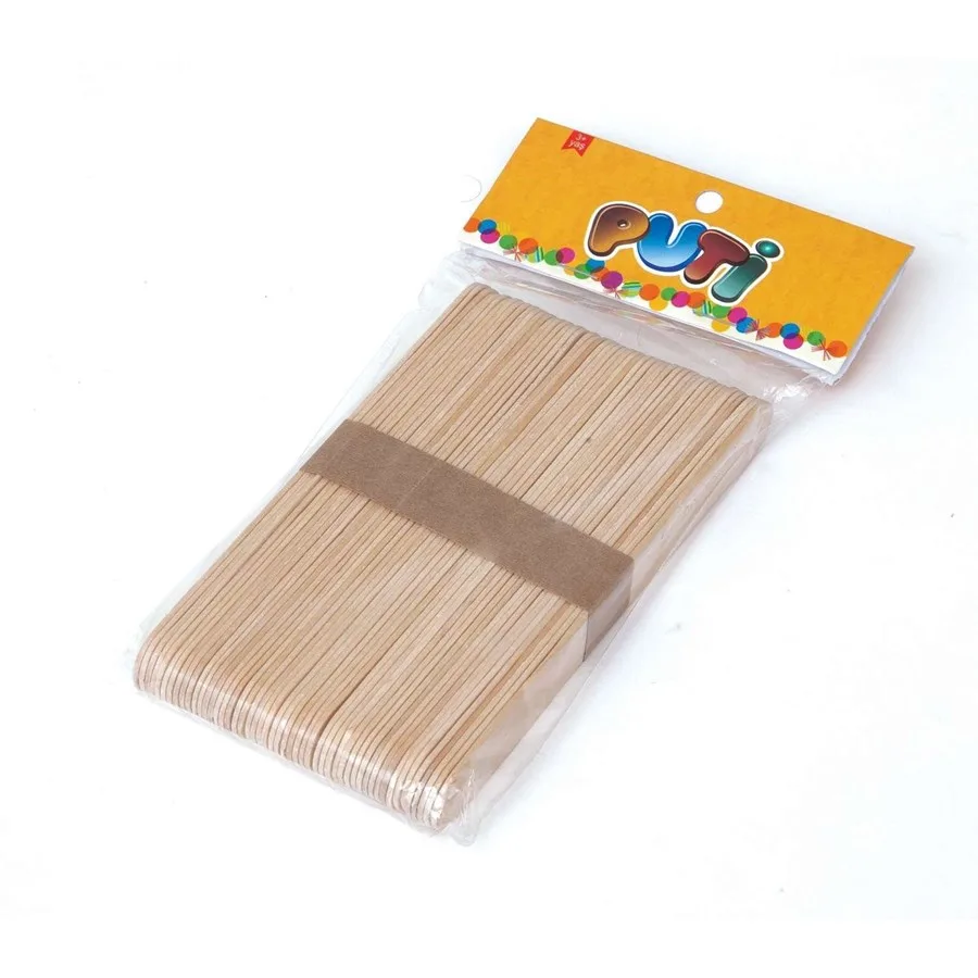 Puti Ahşap Küçük Natural Çubuk 50"li 4599