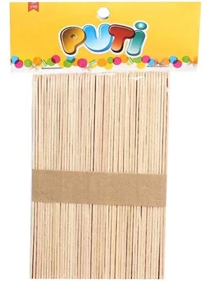 Puti Ahşap Küçük Natural Çubuk 50"li 4599