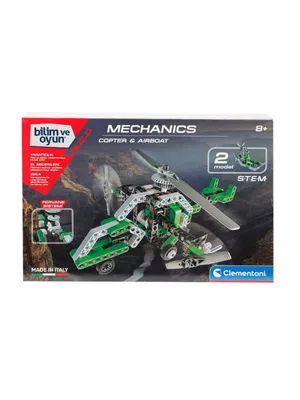 Clementoni Bilim ve Oyun Mekanik Laboratuvarı Copter&aırboat 64299