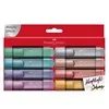 Faber Castell 1546 Fosforlu Kalem 8 Li Takım Metalik Renkler 5030154689000