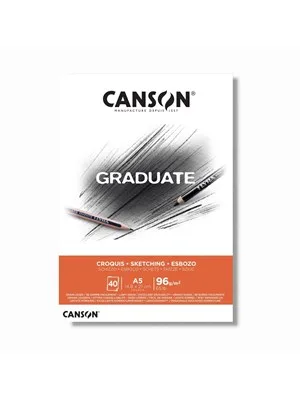 Canson Cradute A5 96 Gr 40sy Çizim Sketch Defter Croquıs Pad Cangrad Ft400110361