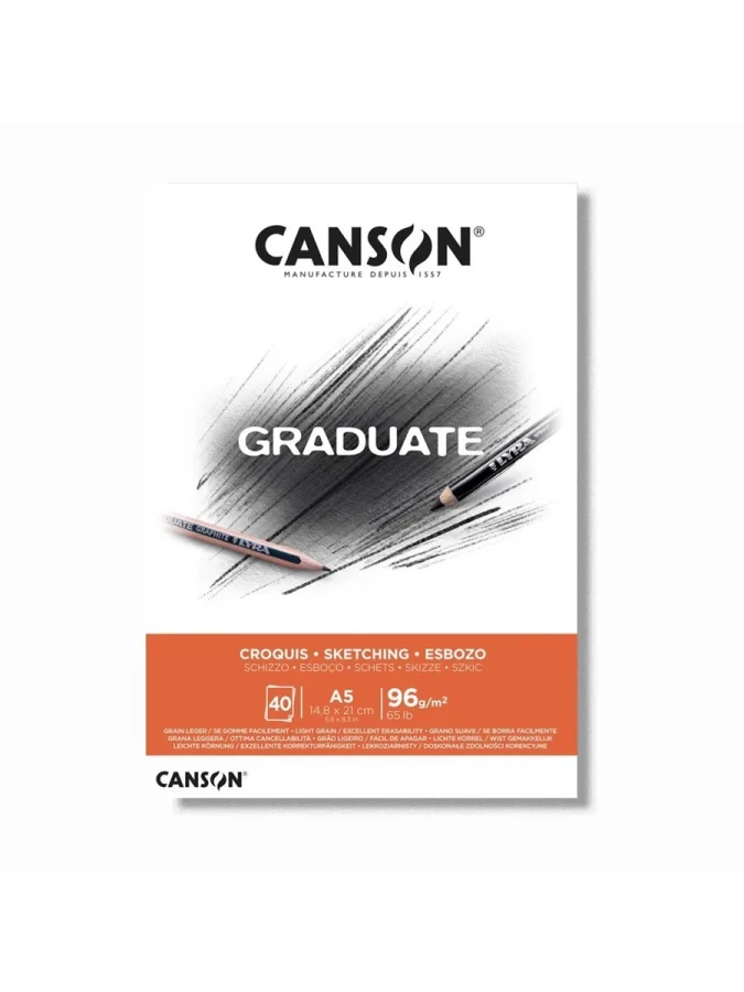 Canson Cradute A5 96 Gr 40sy Çizim Sketch Defter Croquıs Pad Cangrad Ft400110361