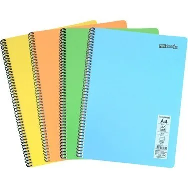 Umur Mynote Flex Pastel A5 Pp Kapak Spiralli Defter Çizgili 80 Yp Mfxpa-a580-ç