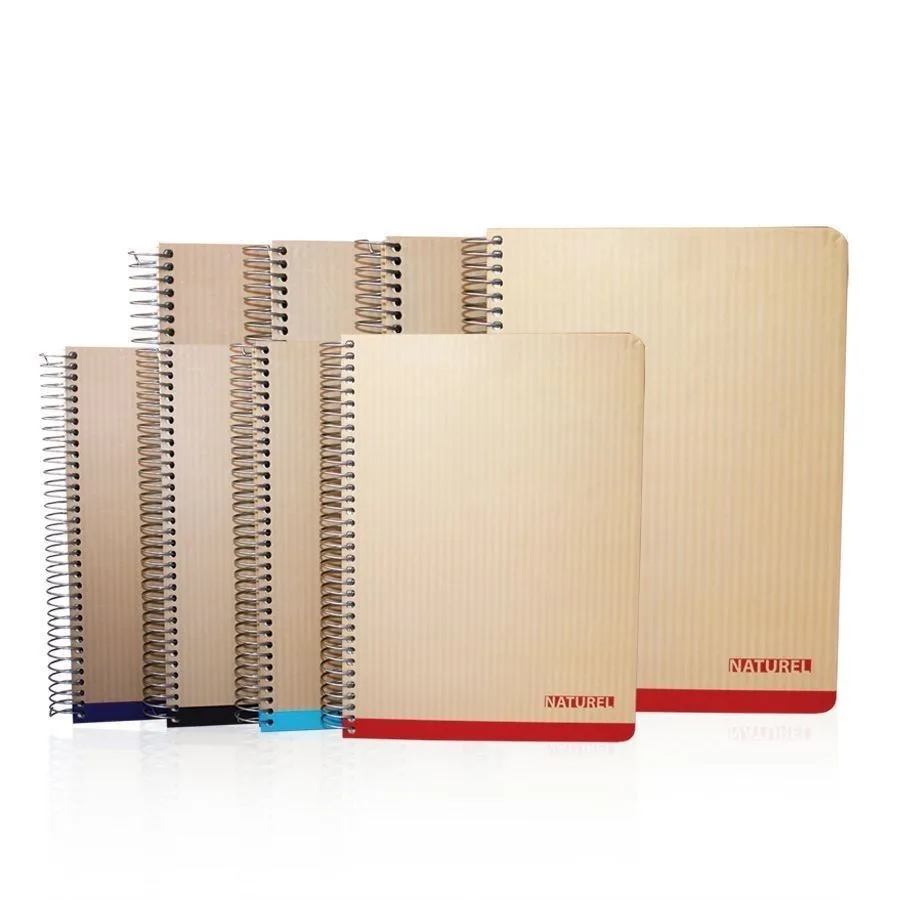 Bayındır Natural A4 Sert Kapak Spiralli Defter Çizgili 100 Yp 0210