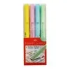 Faber Castell 38 Fosforlu Kalem 4 Lü Takım Pastel Renkler 5030158116000