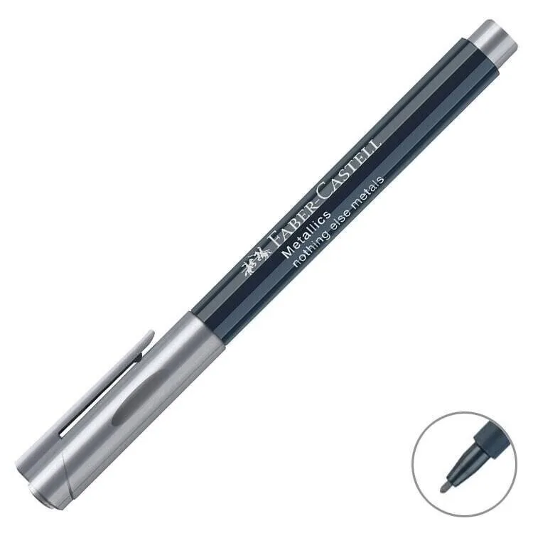 Faber Castell Metalik Marker Kalem Gümüş 5010160751000
