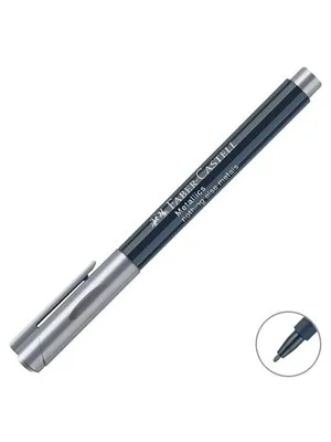 Faber Castell Metalik Marker Kalem Gümüş 5010160751000