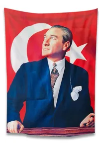Kale 70x105 Atalı Türk Bayrağı