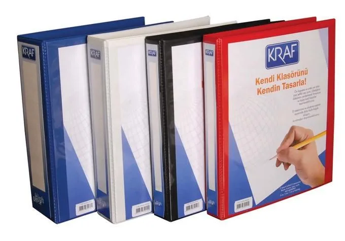 Kraf A4 7 Cm 2 Halka D Mekanizma Klasör Beyaz 1072