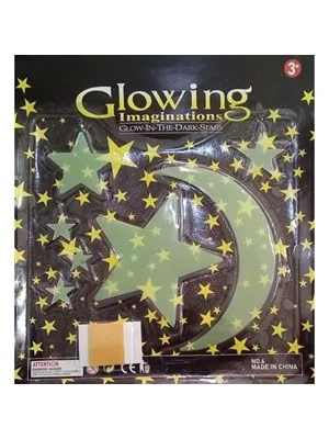 Glow Karanlıkta Parlayan Stıcker Orta Boy 7120