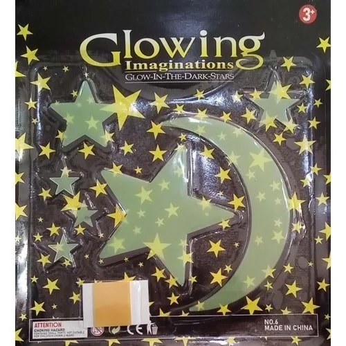 Glow Karanlıkta Parlayan Stıcker Büyük Boy 7119