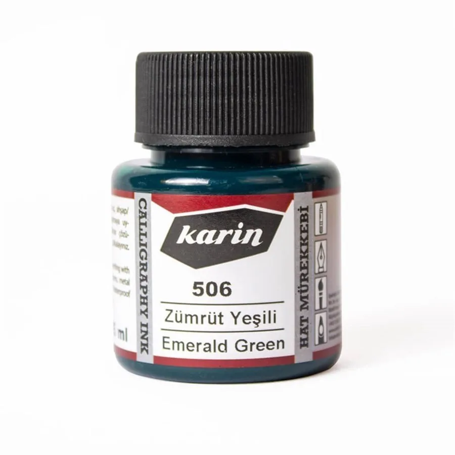 Karin 45 Ml Hat Mürekkebi Yeşil 501 6210501045