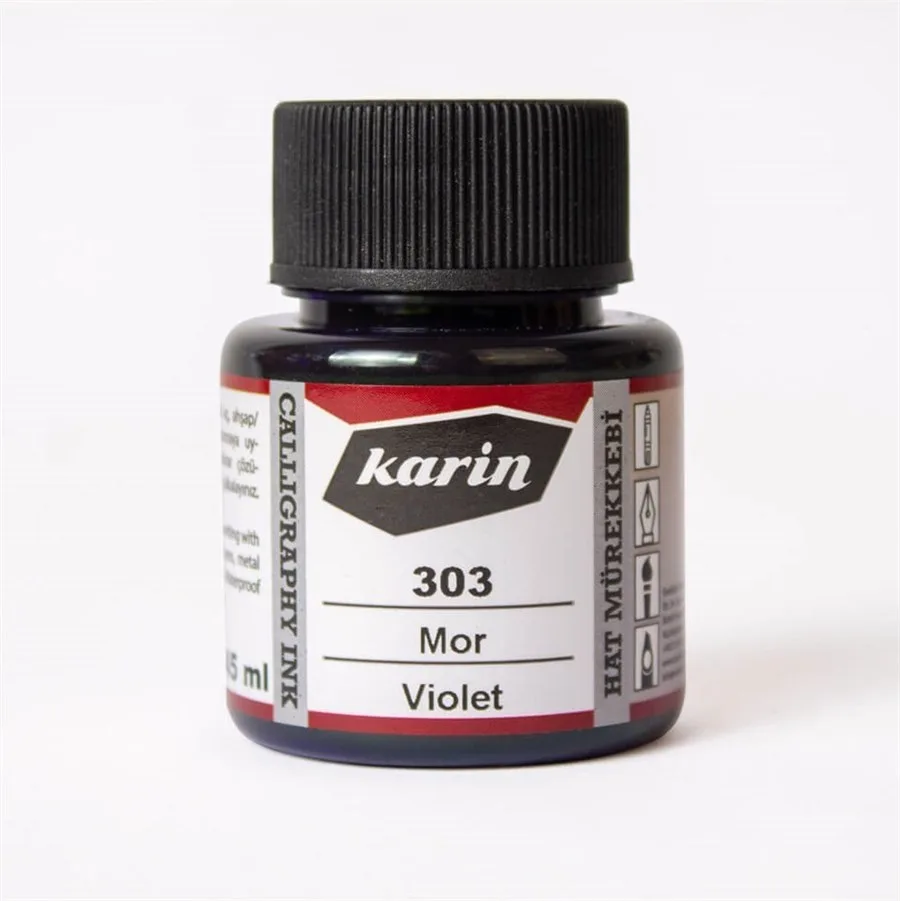 Karin 45 Ml Hat Mürekkebi 303 Mor 6210701045