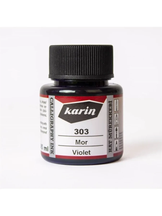 Karin 45 Ml Hat Mürekkebi 303 Mor 6210701045