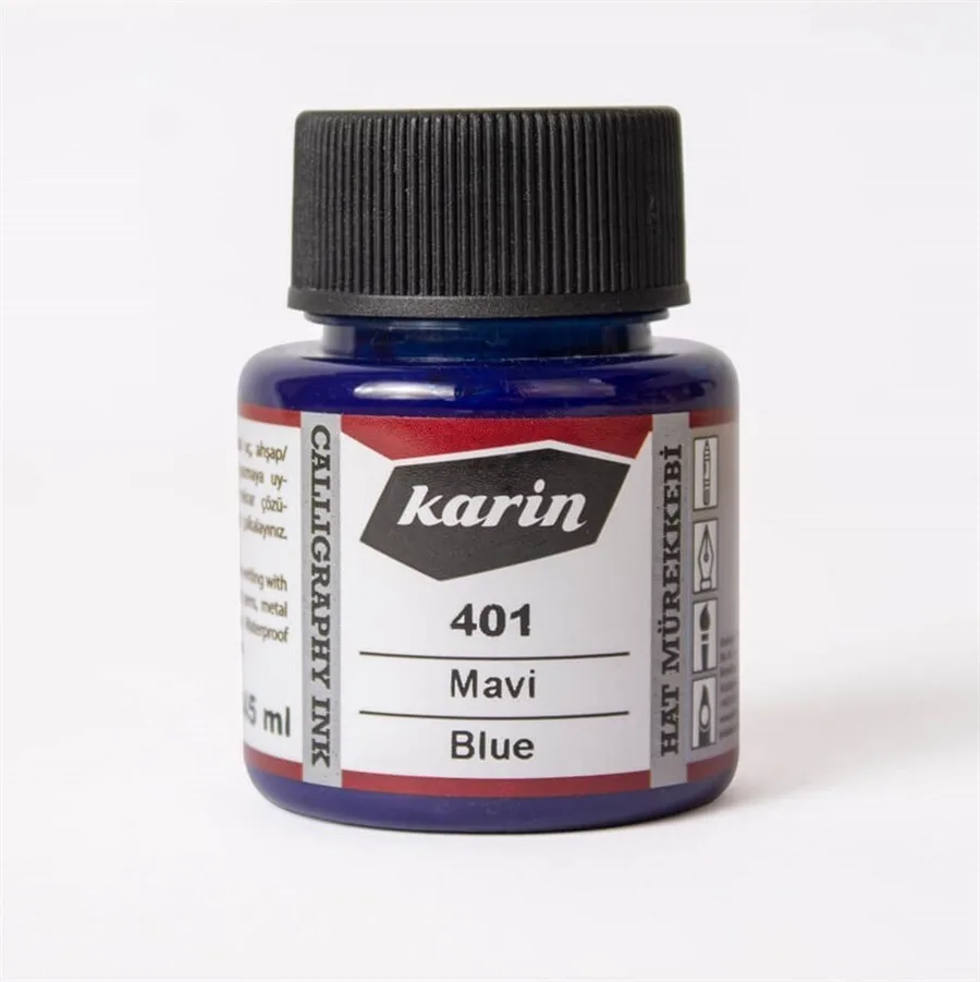 Karin 45 Ml Hat Mürekkebi Mavi 401 6210401045