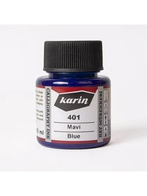 Karin 45 Ml Hat Mürekkebi Mavi 401 6210401045