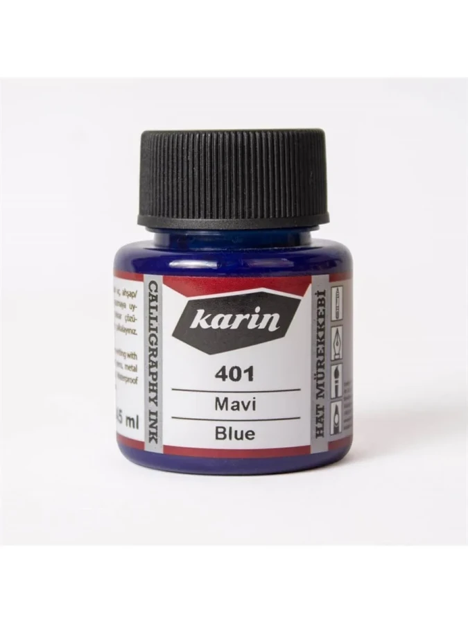 Karin 45 Ml Hat Mürekkebi Mavi 401 6210401045