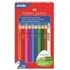 Faber Castell Jumbo Üçgen Kuruboya Kalemi 12 Renk (beyaz Renk İçerir) 5173116616000