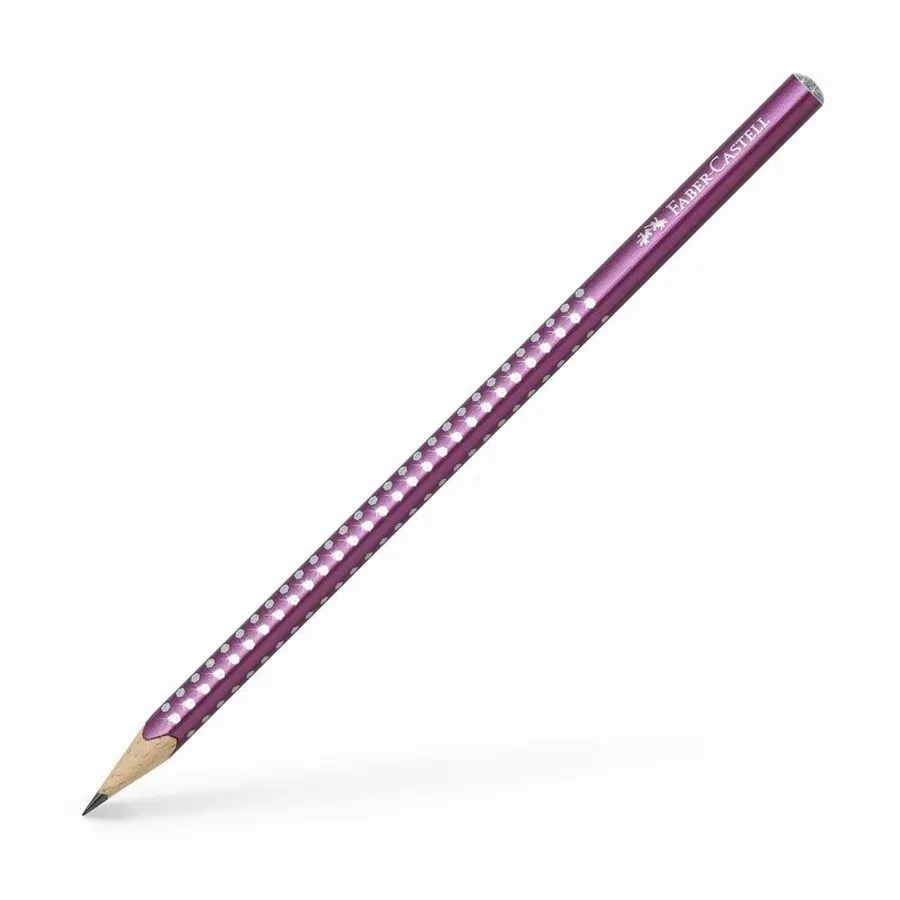 Faber Castell Grip 2021 Sparkle Kurşun Kalem Fuşya 5244118228000