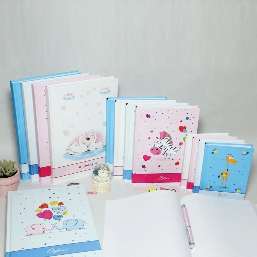 Bayındır Zoo 17x24 Cm Sert Kapak Defter Çizgili 120 Yp Bad0488