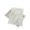 Aka Sanat 35x50 Çizilmiş Tuval Siyahlı Kadın Mdr3550003
