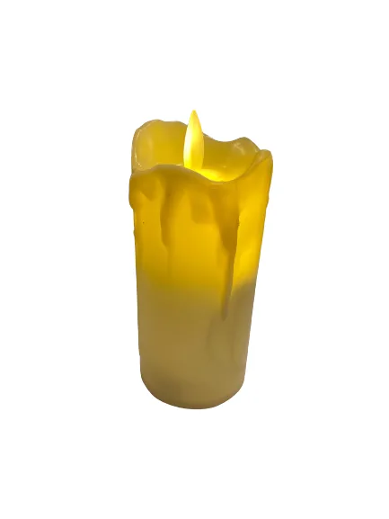 Nedi 6x12 Cm Takoz Erime Efektli Pilli Işıklı Mum 99002