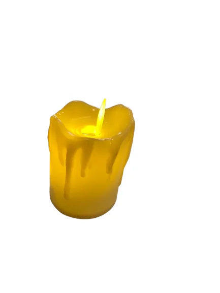 Nedi 6x8 Cm Takoz Erime Efektli Pilli Işıklı Mum 99000