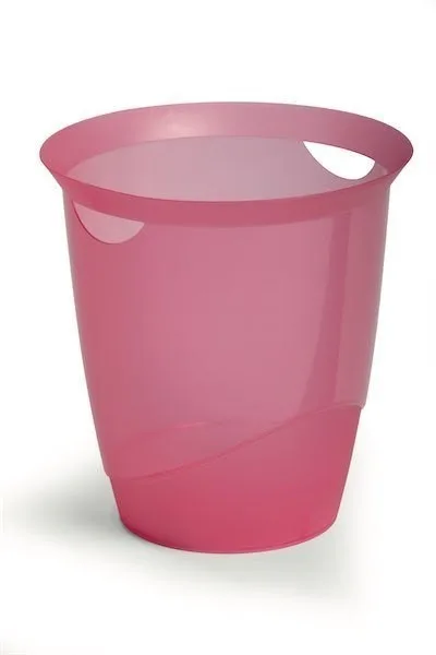 Durable Trend Çöp Kovası Şeffaf Pembe 1701710