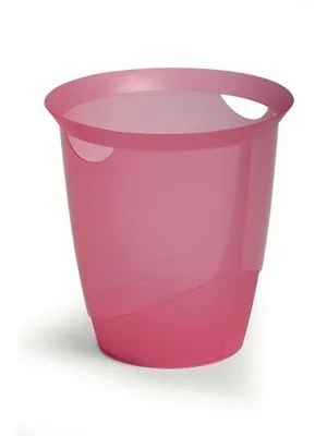 Durable Trend Çöp Kovası Şeffaf Pembe 1701710
