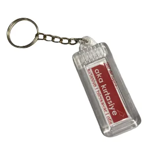 Nurgün 16x44 Mm(baskı Alanı) Pleksi Anahtarlık Dikdörtgen