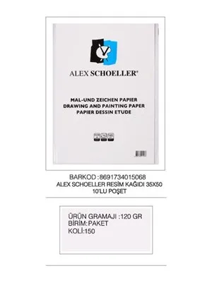 Alex Schoeller 35x50 120 Gr Resim Kağıdı 20"li Alx-794