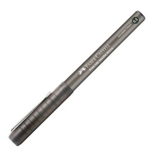 Faber Castell Free İnk Needle 0.5 Mm Roller Kalem Siyah 348602