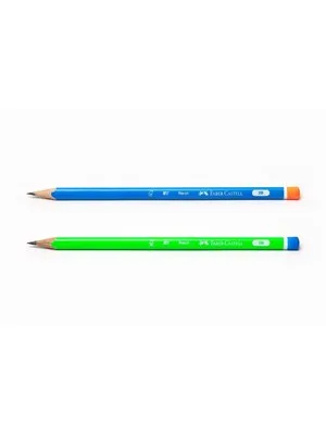 Faber Castell 2b Üçgen Mercanlı Kurşun Kalem Neon Renkler 5244321604000