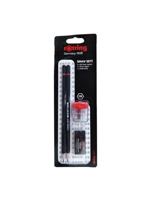 Rotring Kurşun Kalem Sınav Seti-kalem-silgi-kalemtıraş 2090068wk