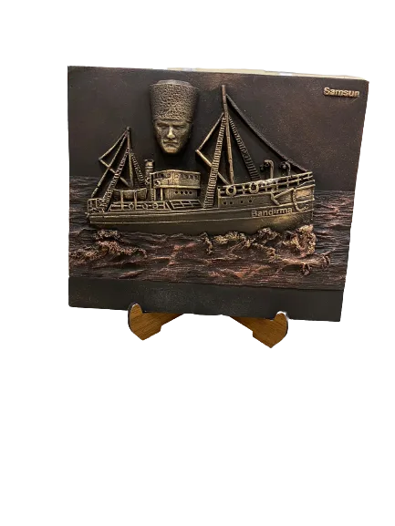 Bandırma Vapuru Pano 14x17 Cm Kutulu Büyük Boy