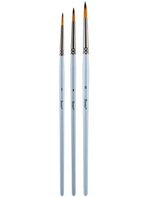 Brons 123 Sentetik Sulu Boya Fırça Seti (2-4-6) No:5 Br-2204