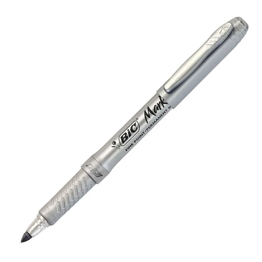 Bic Permanent Marker Kalem Sılver 950466
